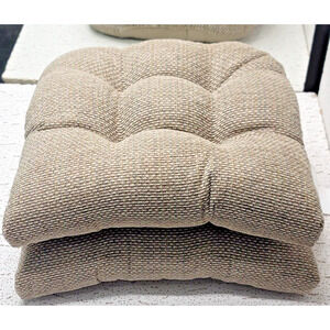 Klear Vu Gripper Overstuffed Universal Non-Slip Dining Chair Cushions